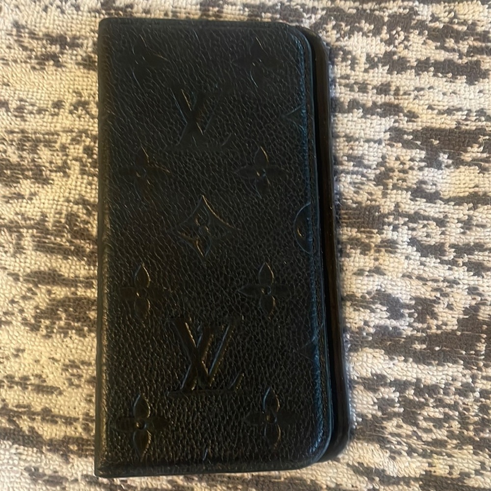 Genuine Louis Vuitton Leather Apple X & XS Phone Case